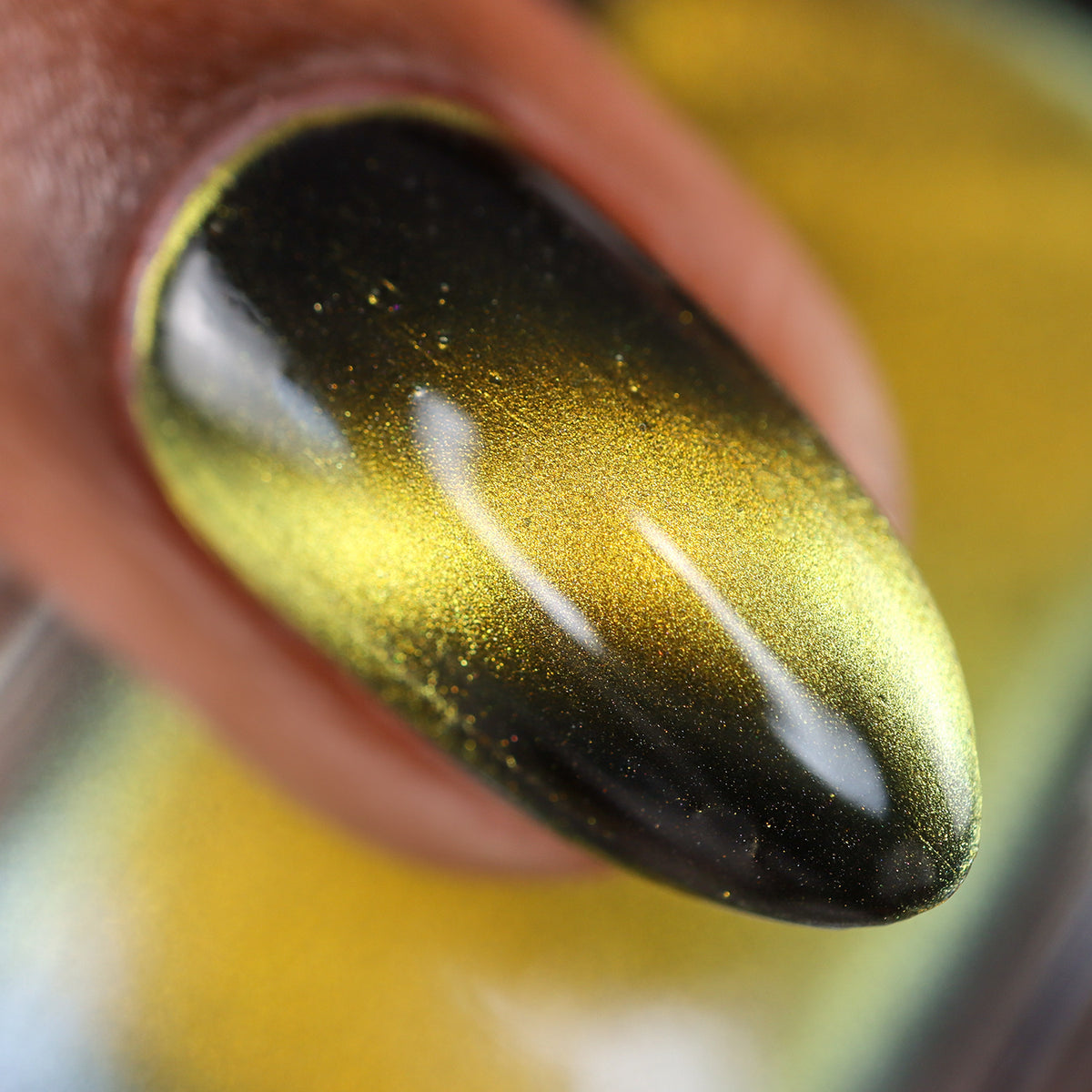 Tiger's Eye nail polish by Cosmic Polish