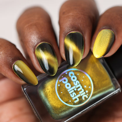 Tiger's Eye nail polish by Cosmic Polish