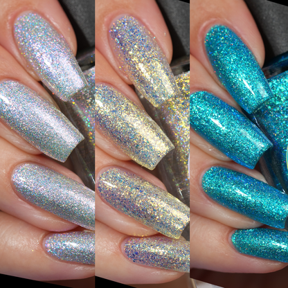Treasure Hunt Trio nail polish bundle by Cosmic Polish